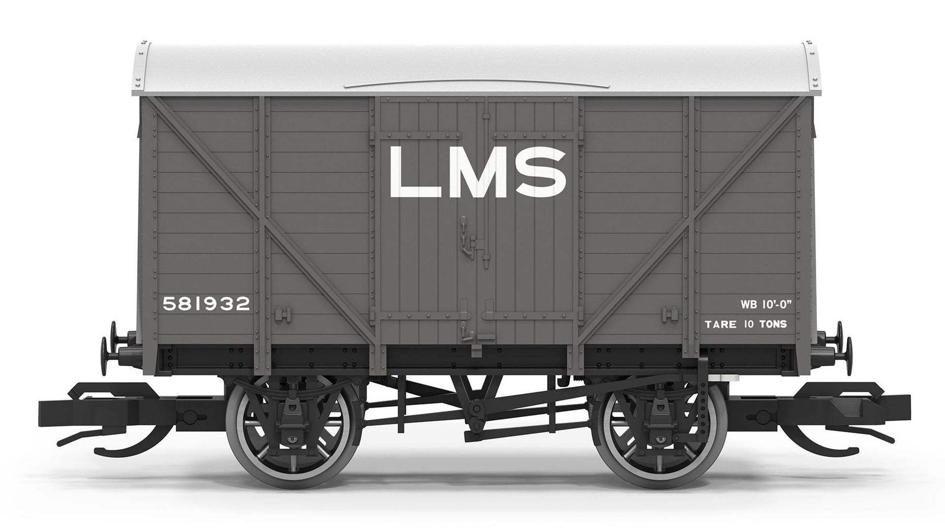 Hornby TT6069 - Güterwagen Vent Van 581932, LMS, Ep.II