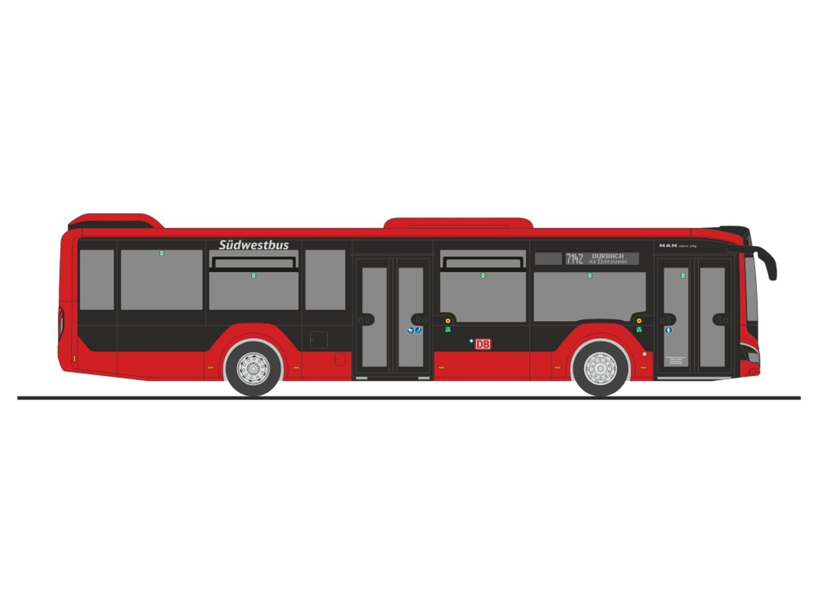 Rietze 75424 - MAN Lion´s City 12´18 Südwestbus