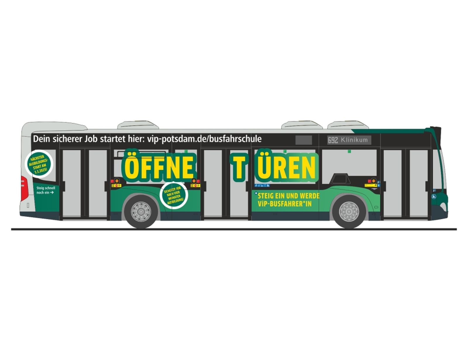 Rietze 73525 - Mercedes-Benz Citaro ´15 ViP Potsdam