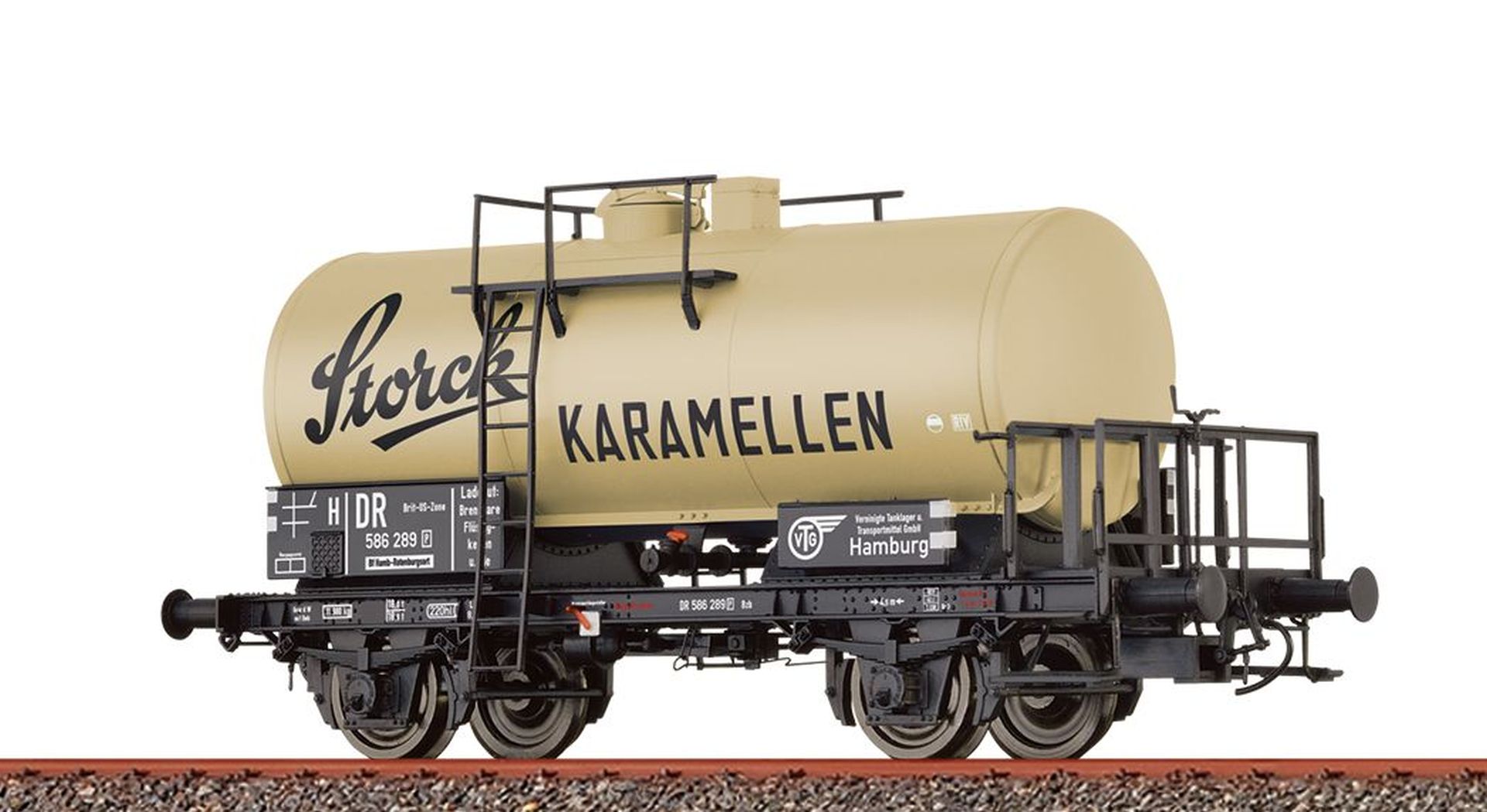 Brawa 50798 - Kesselwagen Z P, DR Brit-US Zone, Ep.III 'Storck'