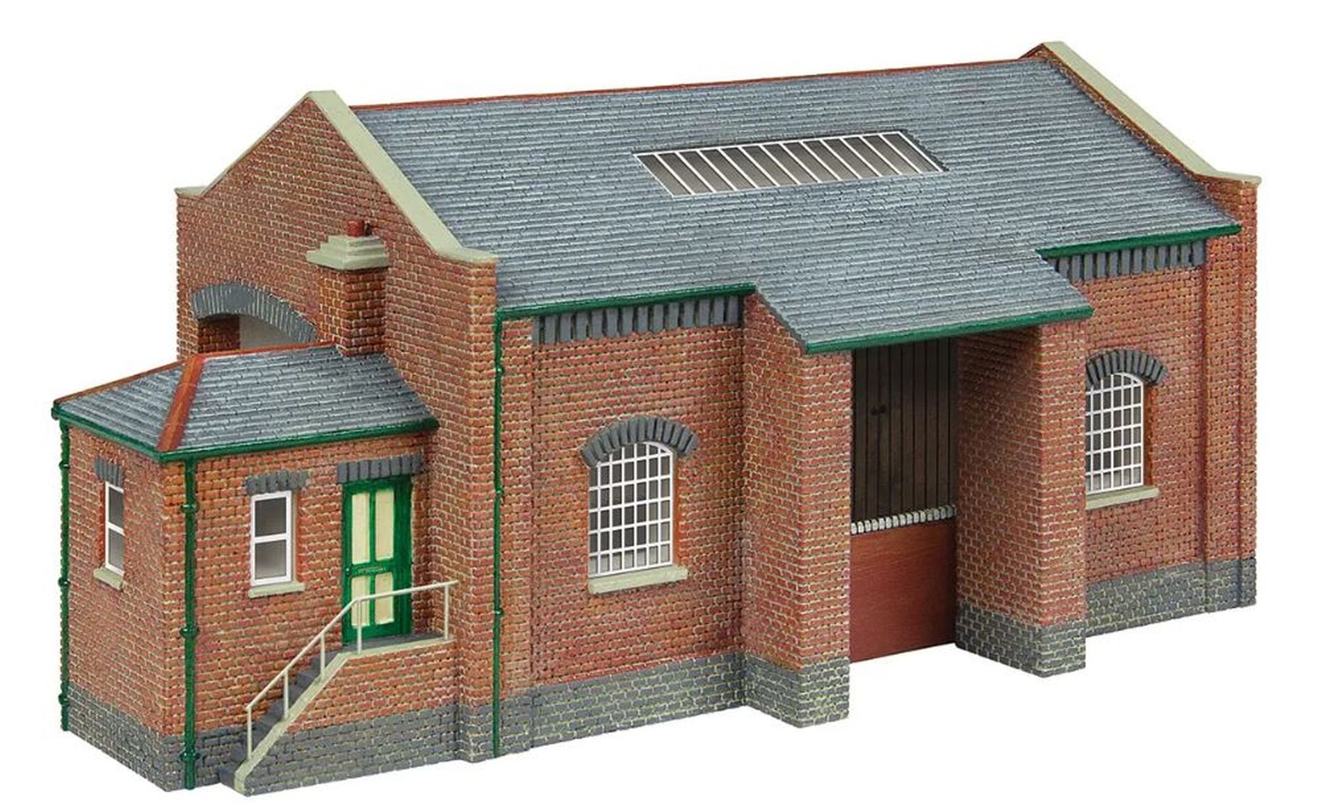 Hornby TT9020 - Warenlager, aus roten Ziegelsteinen