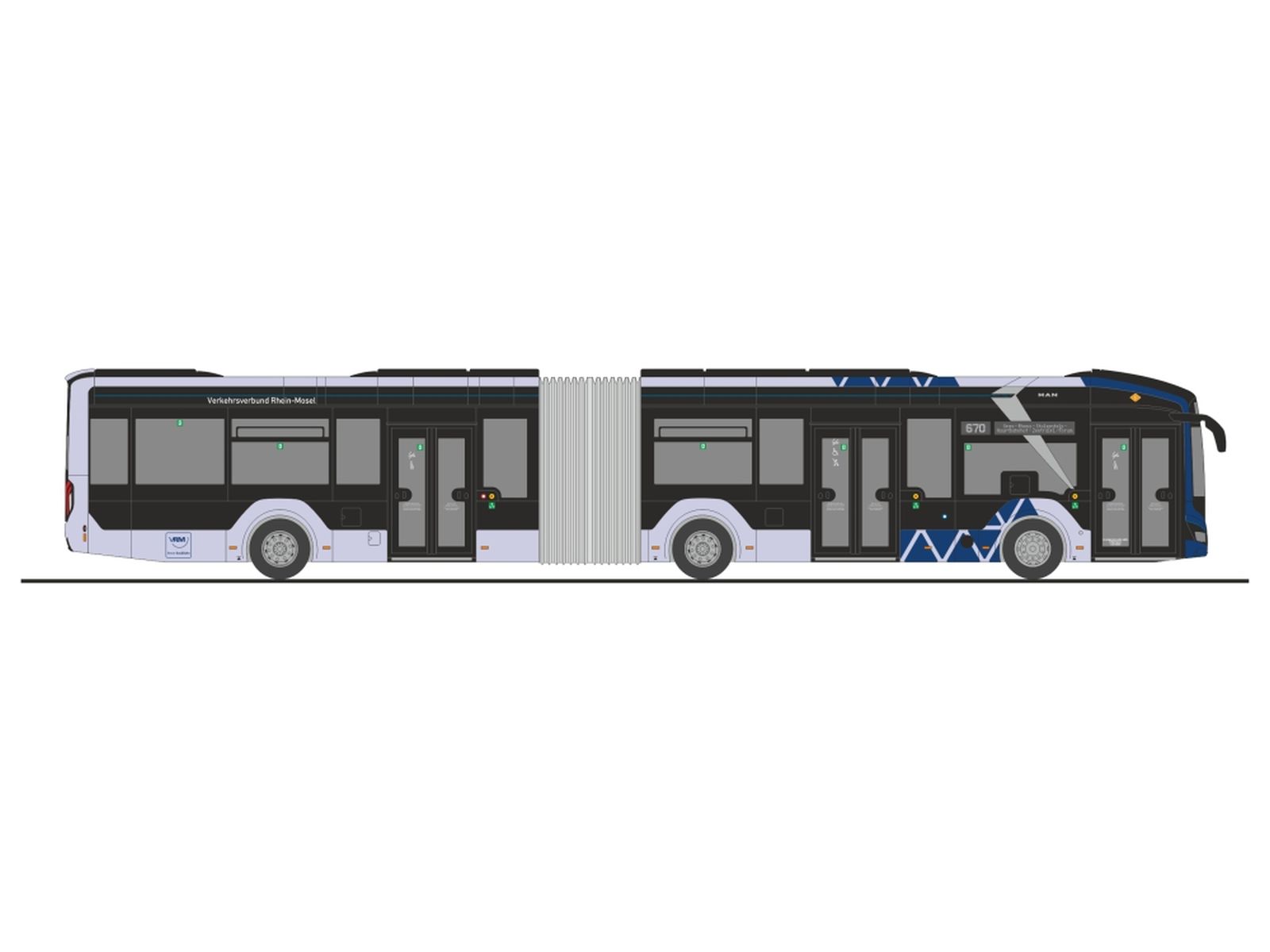Rietze 76530 - MAN Lion's City 18 E DB Regio Bus Mitte - VRM