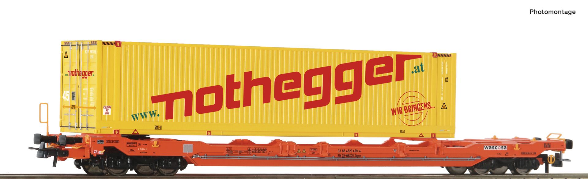 Roco 6600178 - Taschenwagen T5 'Wascosa + Nothegger', Wascosa, Ep.VI