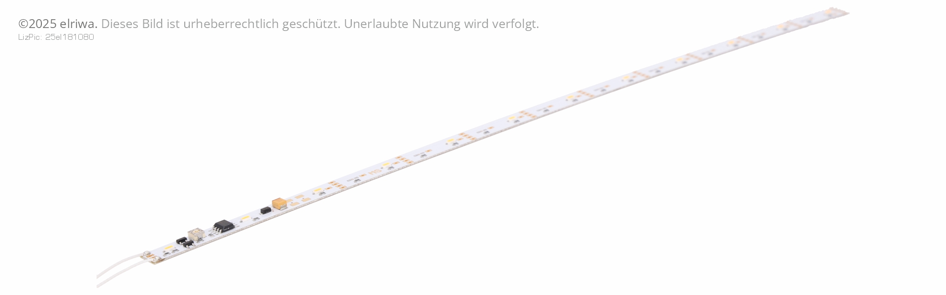 MS 14054 - Lichtleiste warmweiss, 290 mm mit Kondensator, 12 LED, El. gleiche Seite MS 14054 - Lichtleiste warmweiss, 290 mm mit Kondensator, 12 LED, El. gleiche Seite