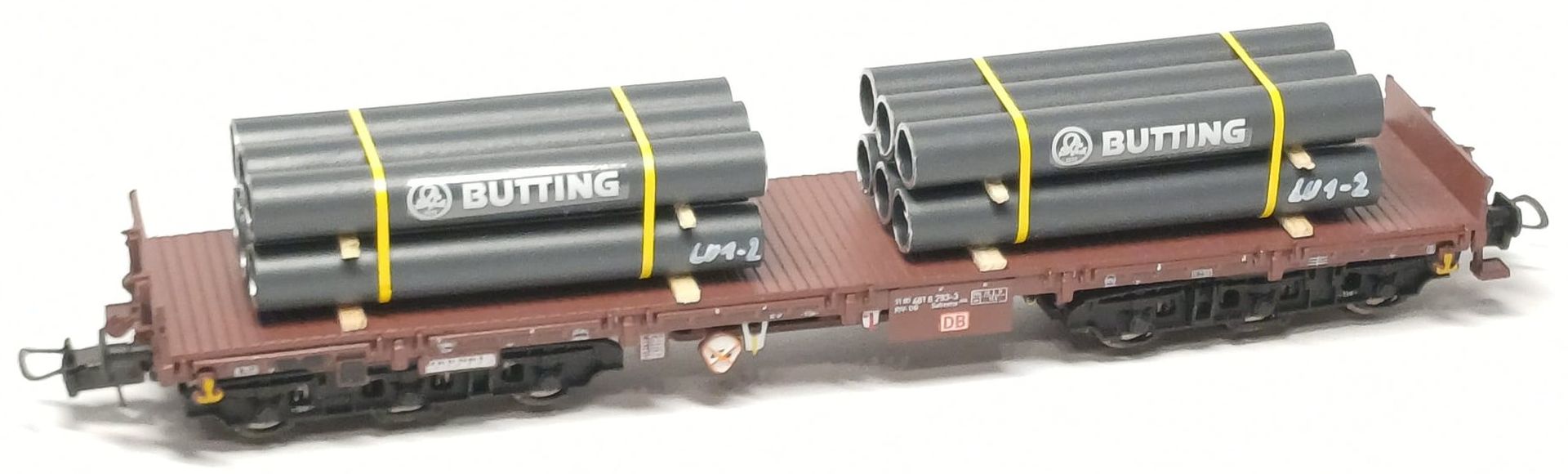 Loewe 2554 - Ladegut Stahlrohre "BUTTING", 2 x 60 mm