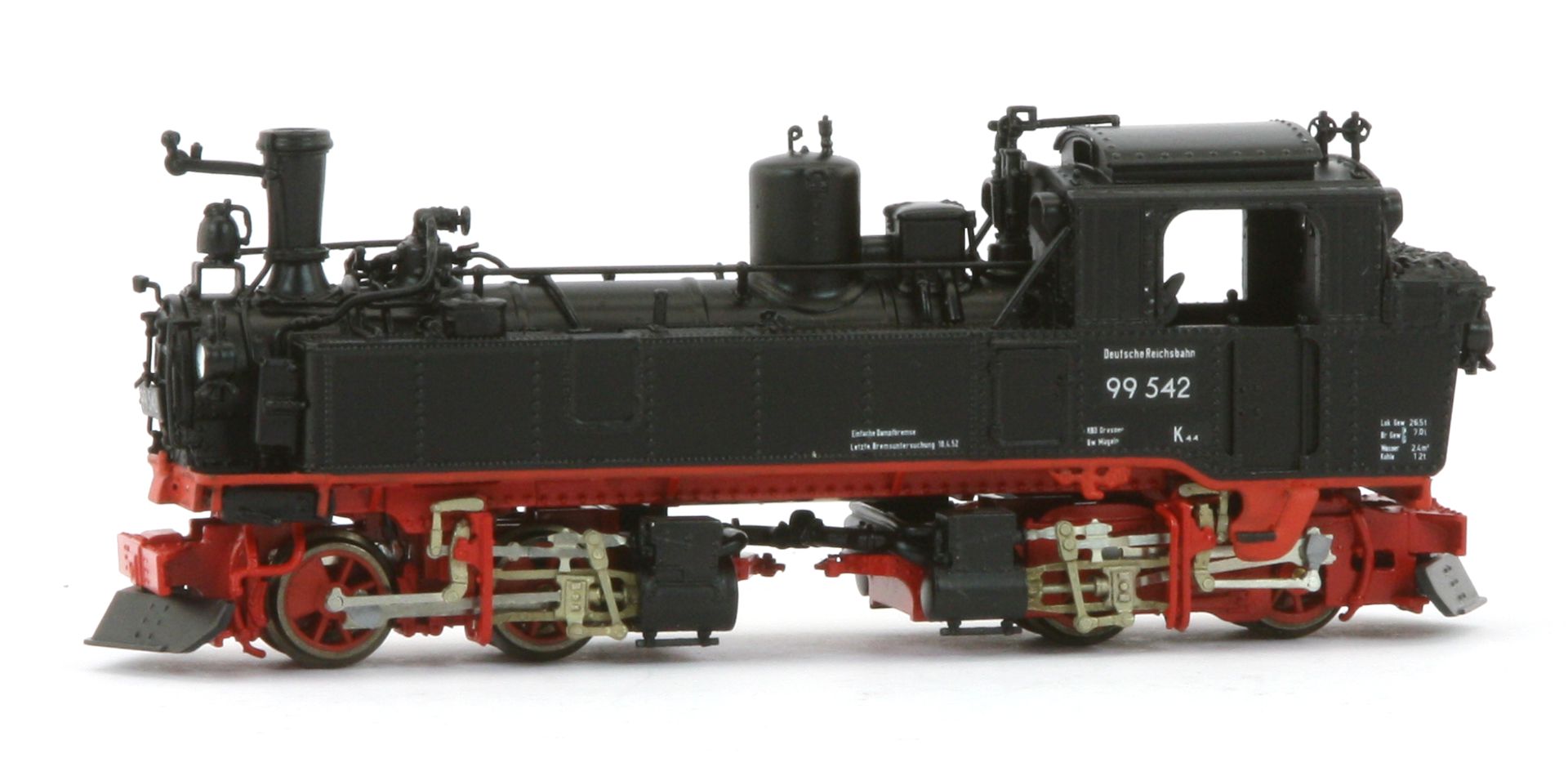 Bemo 1016822 - Dampflok 99 542, DR, Ep.III