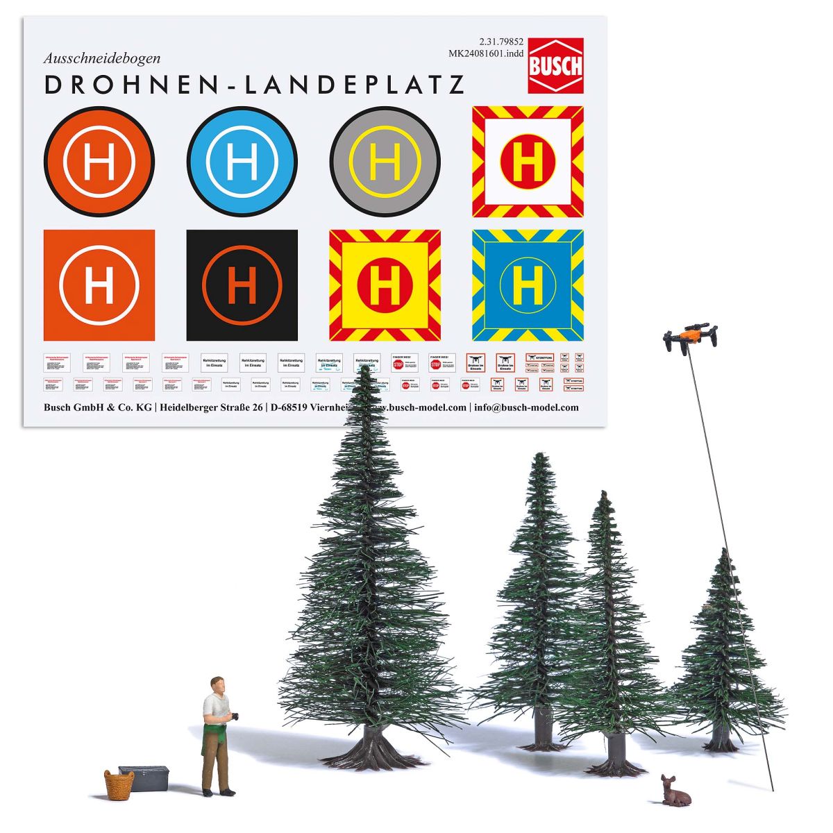 Busch 79852 - Aktion-Set: Rehkitzrettung