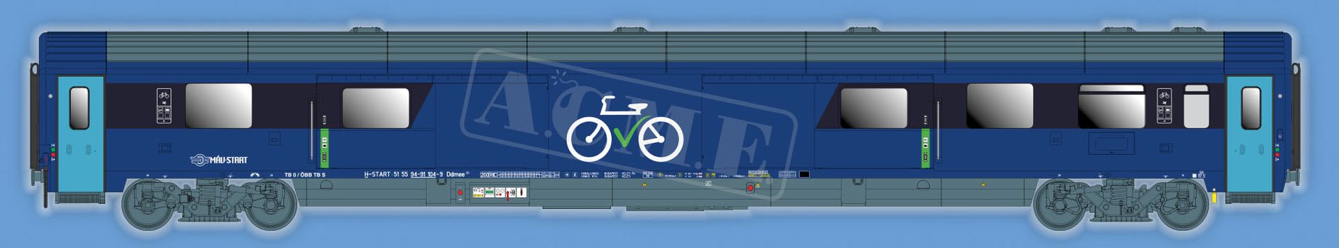 ACME AC 52054 - Gepäckwagen Ddmee, MAV, Ep.VI