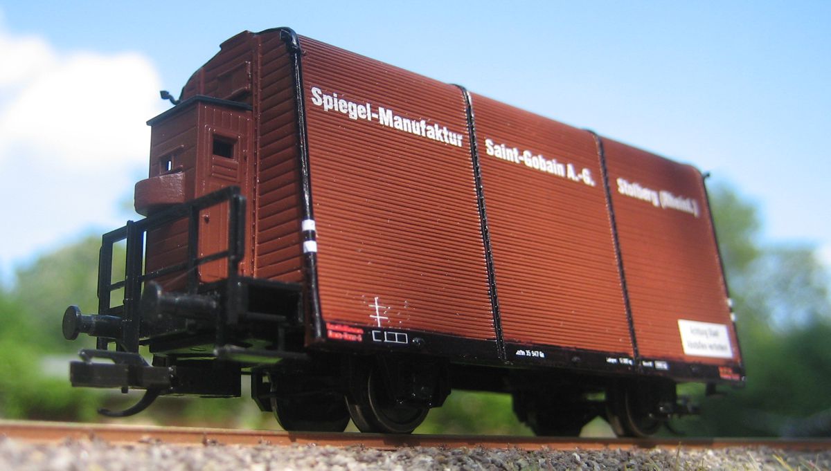 Voigtländer 2000132-BS - Spiegelglaswagen, Saint-Gobain, Ep.II, Bausatz