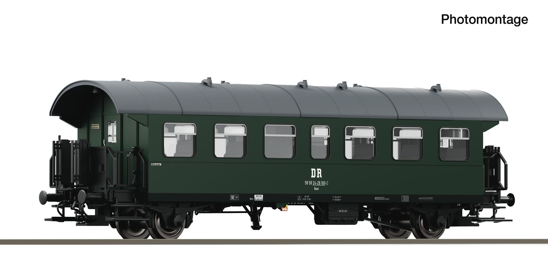 Roco 6280086 - Personenwagen Baai, 2. Klasse, DR, Ep.IV