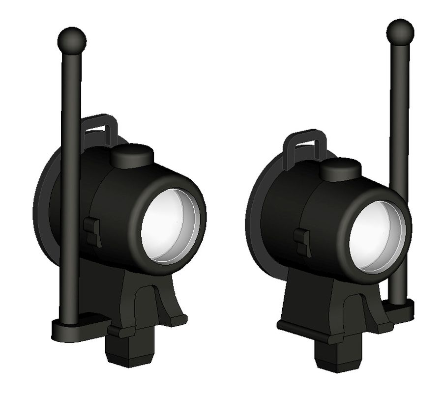 Fischer-Modell 20006022 - Laterne mit Griffstange, DB, 1 Paar