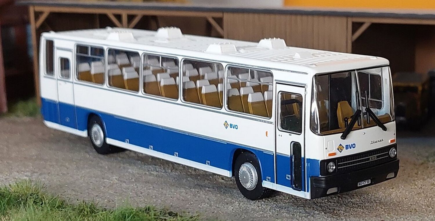 Brekina 03-428 - Ikarus 250.59 "BVO Erzgebirge" - blau/weiß