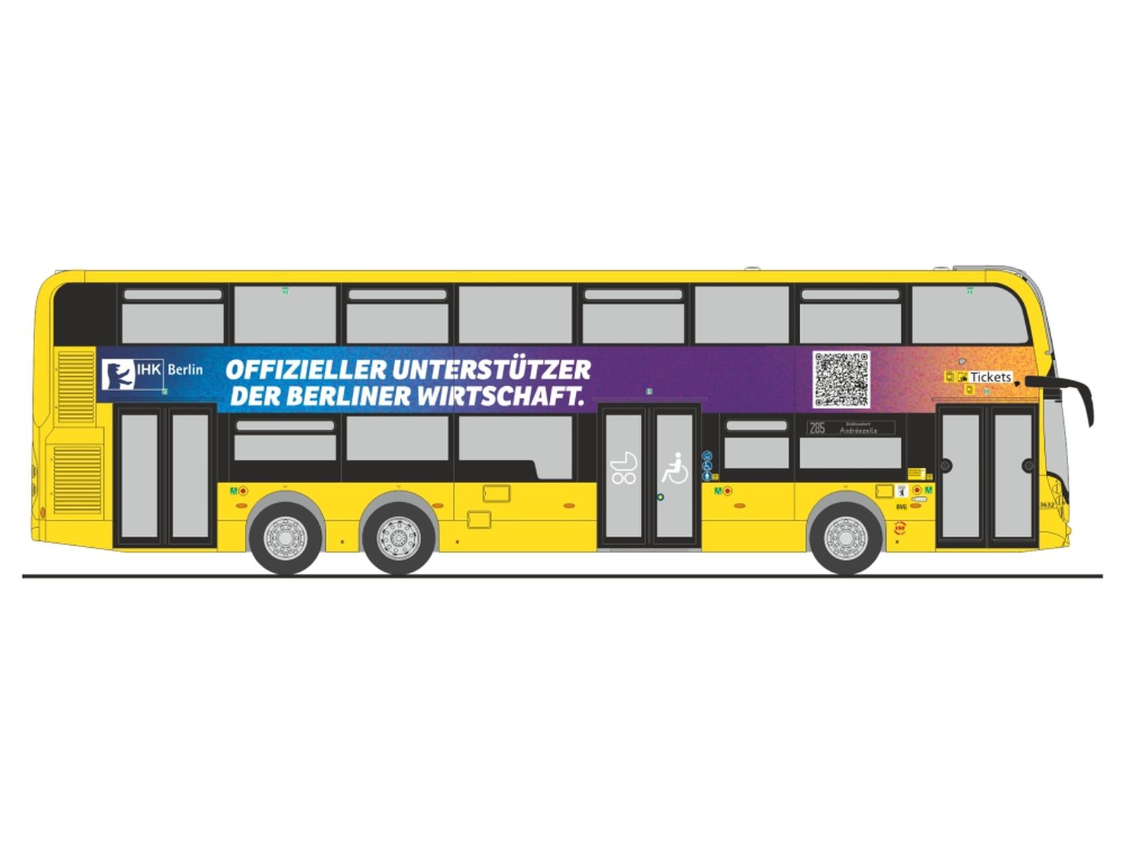 Rietze 78036 - Alexander Dennis Enviro500 BVG-IHK Berlin
