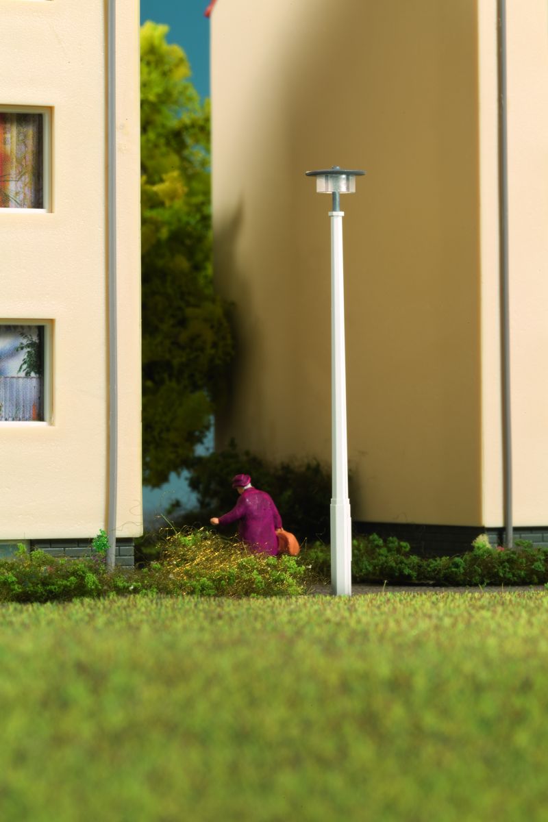 Auhagen 44651 - Straßenlampen, Attrappen, 8 Stück