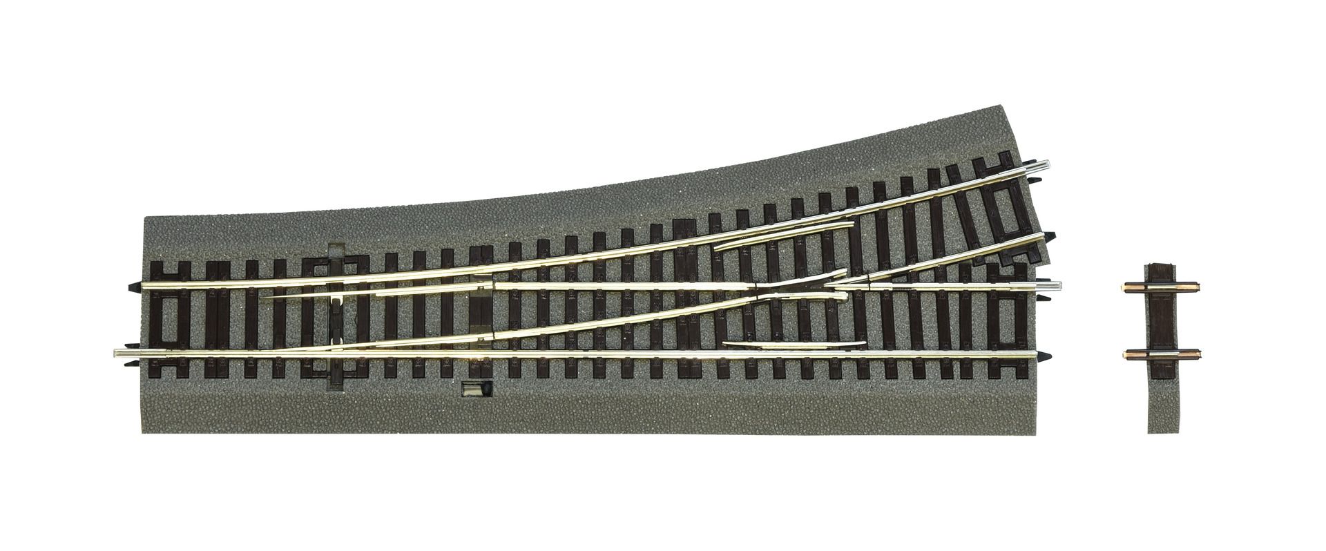 Roco 42534 - RocoLine mit Bettung Weiche 15' WL15 links ohne Antrieb