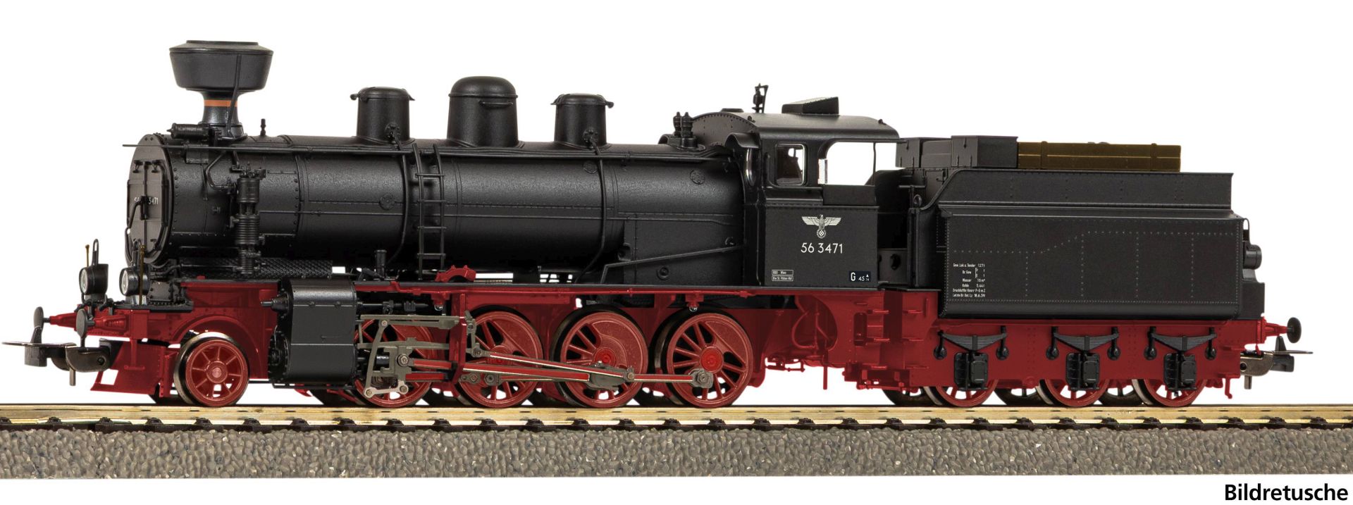 Piko 50803 - Dampflok BR 56.34-35 mit Kobelschornstein, DRG, Ep.II