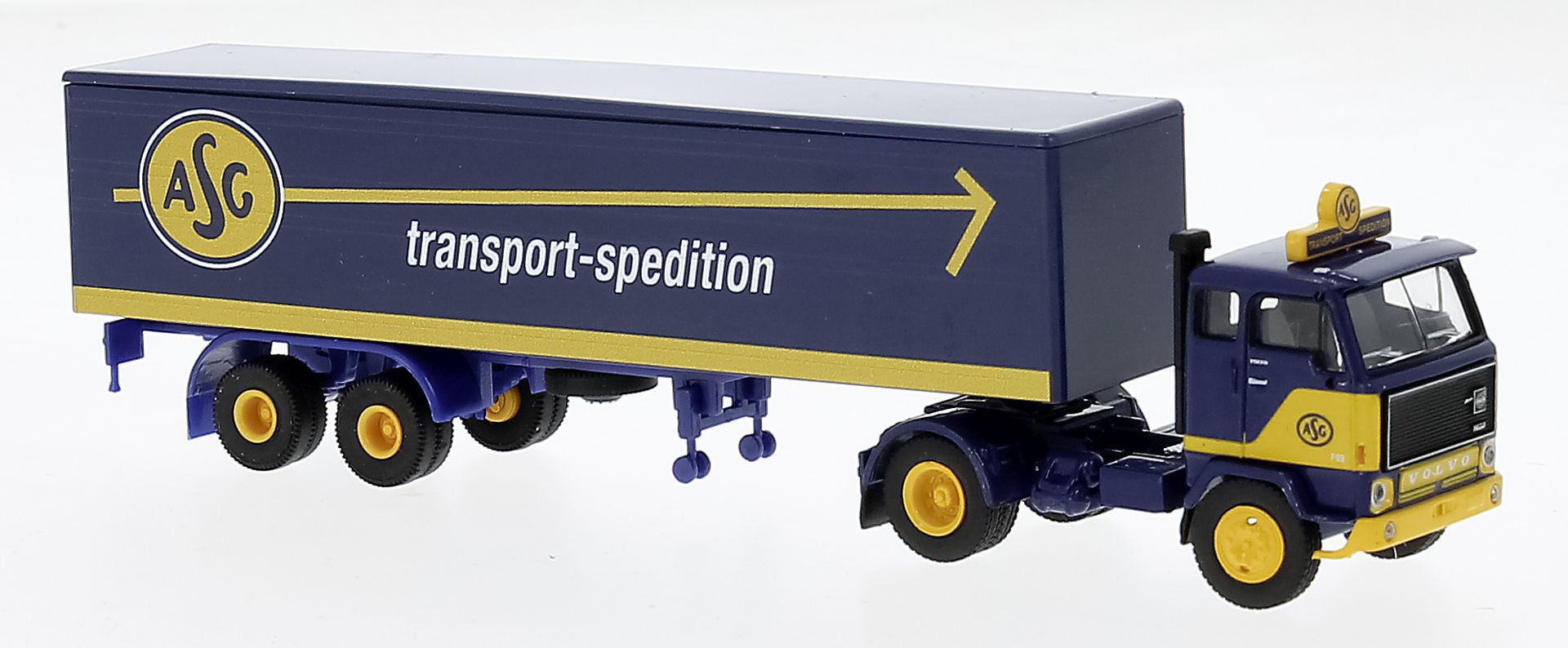 Brekina 85675 - Volvo F 89 Koffer-SZ, ASG, 1972