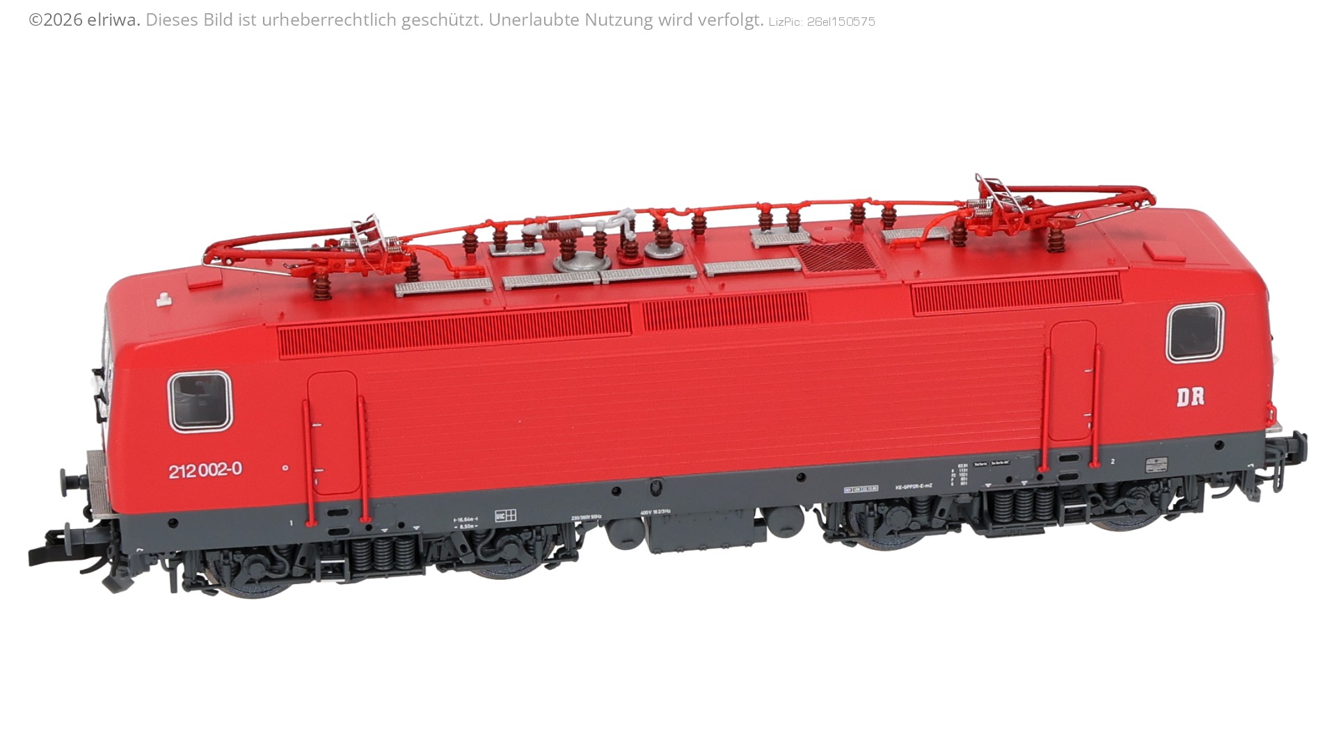 Piko 47492 - E-Lok 212 002-0, DR, Ep.V