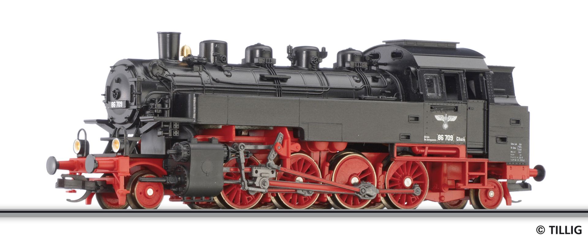 Tillig 502573 - Dampflok 86 709, DRG, Ep.II