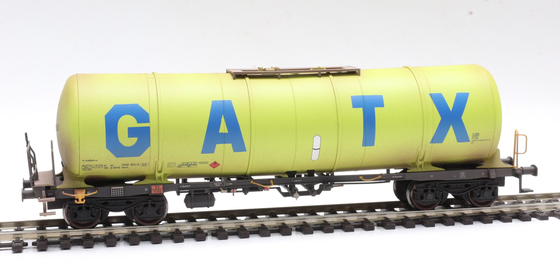 igra 96210054w - Kesselwagen Zacns 88, GATX, Ep.VI, gealtert