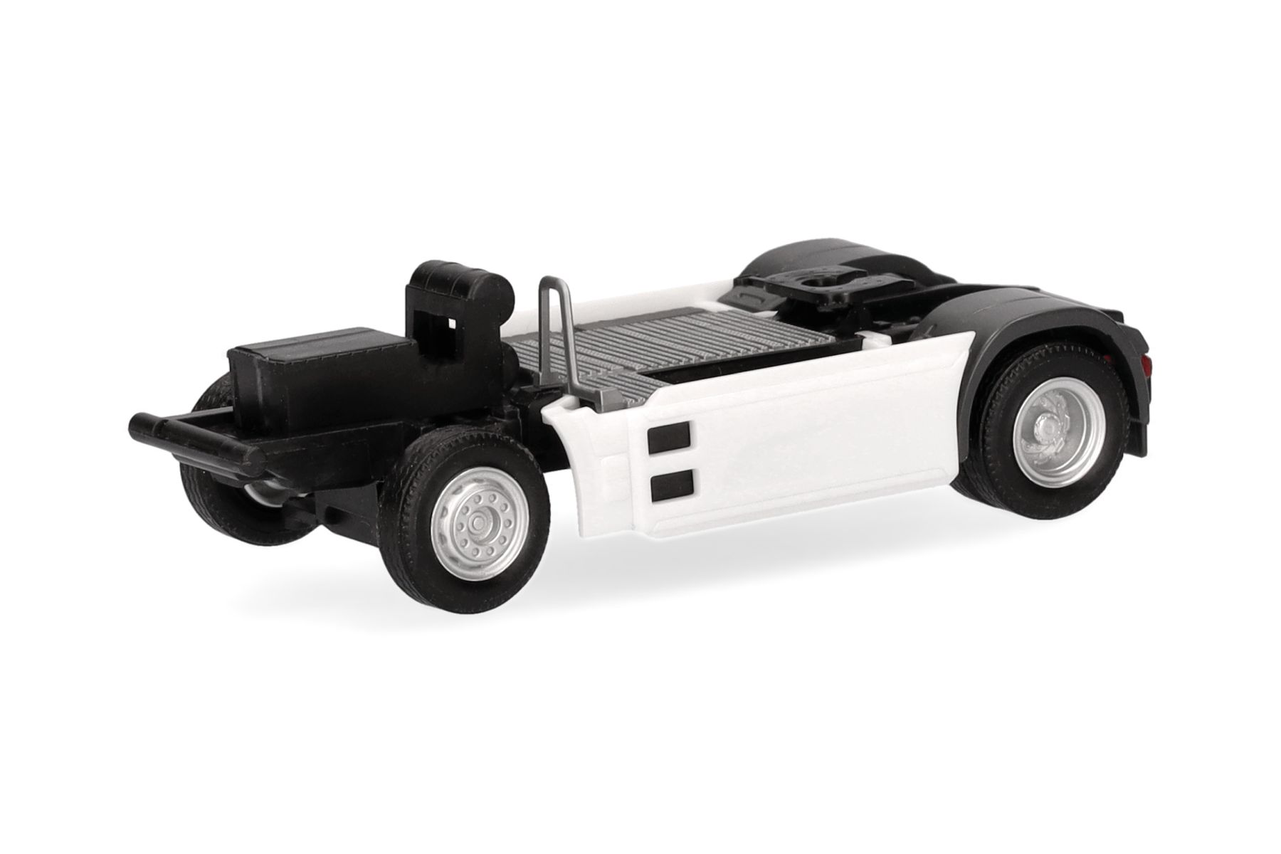 Herpa 086325 - Fahrgestell Zugmaschine 2achs MAN eTGX mit Batteriekästen und Chassisverkl. (2 Stück)