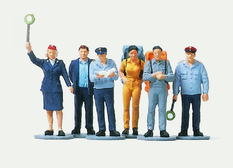 Merten 0212530 - H0 2530 - Bahnpersonal DR (Ost), Reisen