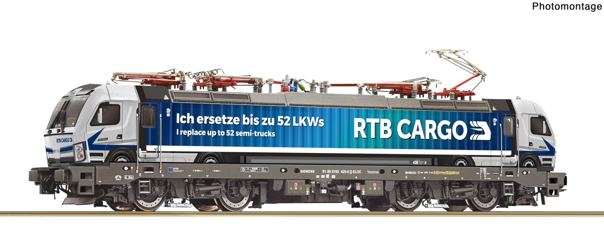 Tillig 502688 - E-Lok 'Vectron' 193 429-8 'VecTruck', ELL, RTB-Cargo, Ep.VI