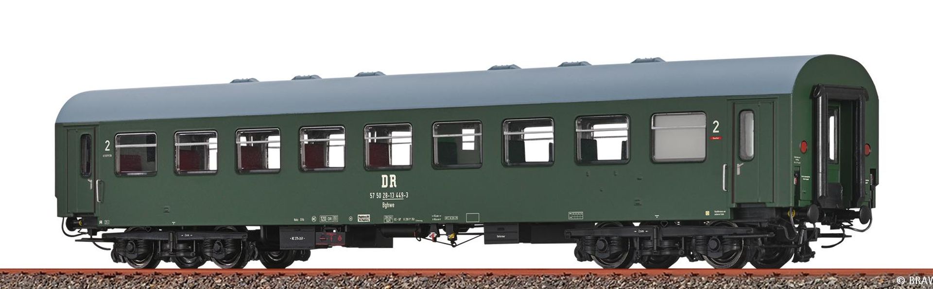 Brawa 51321 - Personenwagen Bghwe, DR, Ep.IV