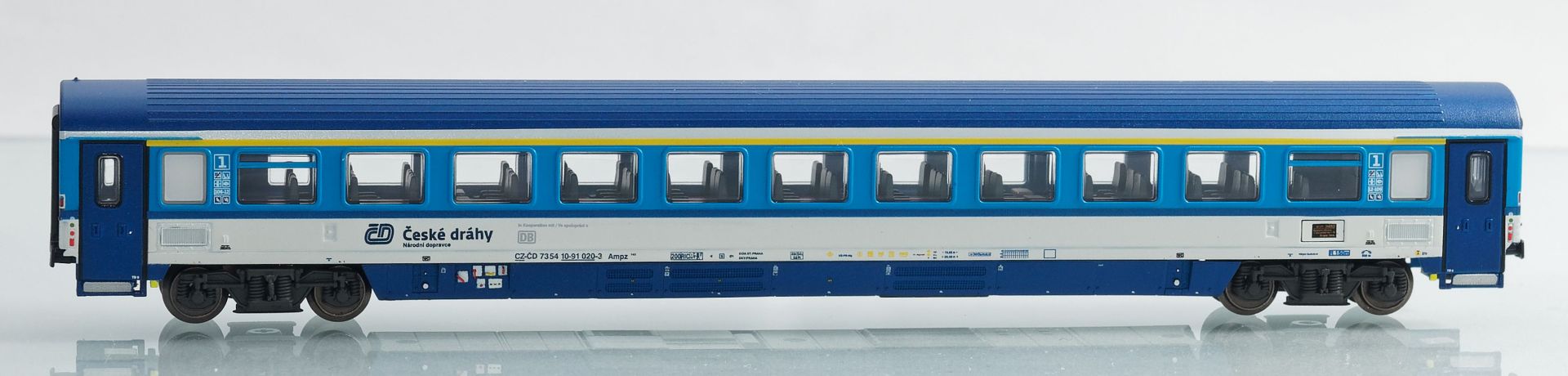 ASM 195451 - Personenwagen EC 177, Ampz 143, 1. Klasse, CD, Ep.VI