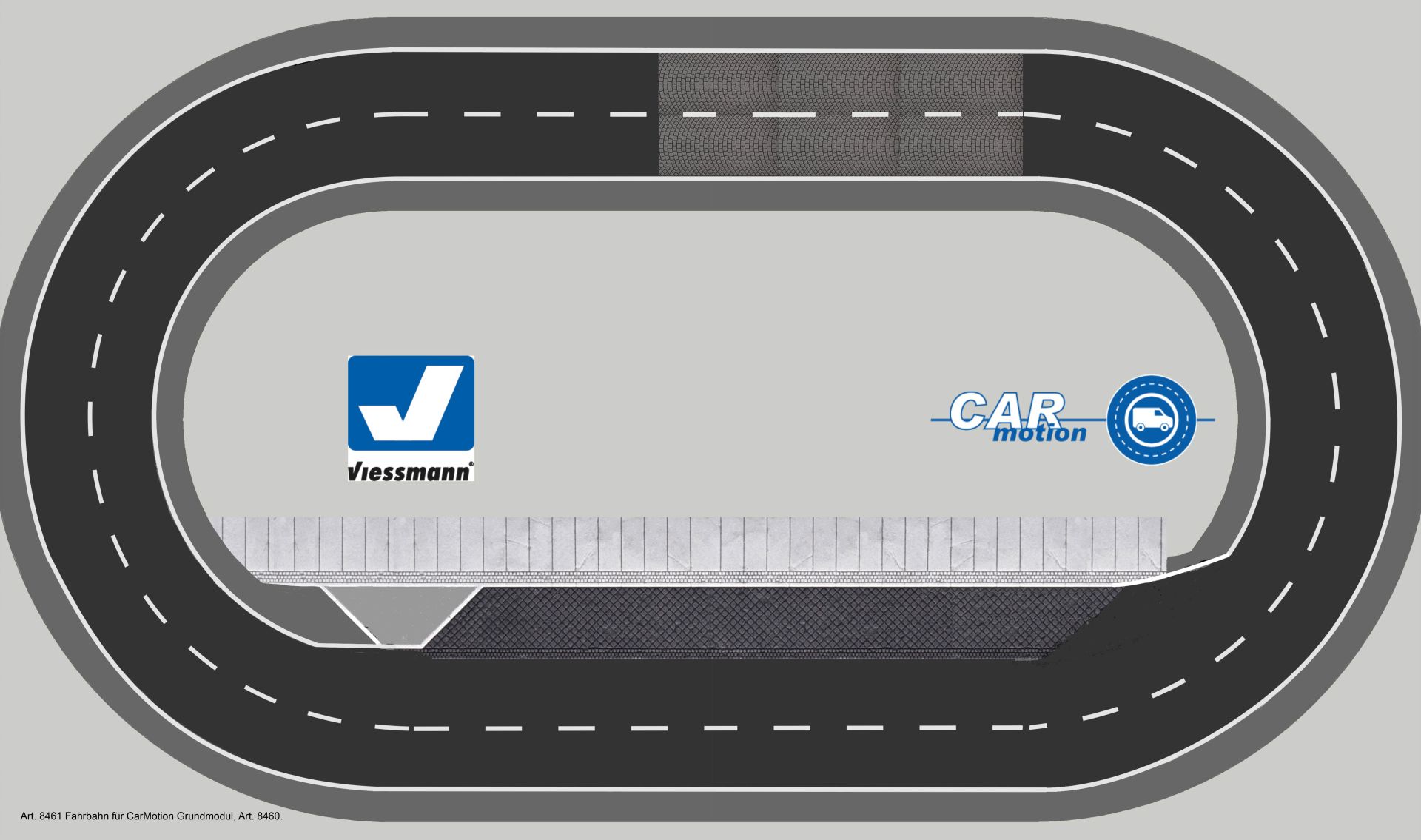 Viessmann 8461 - Fahrbahn für CarMotion Grundmodul, Art. 8460