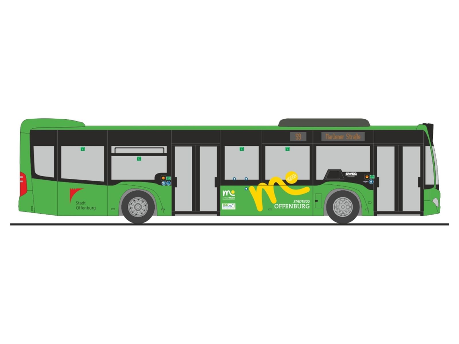 Rietze 73523 - Mercedes-Benz Citaro ´15 Stadtbus Offenburg