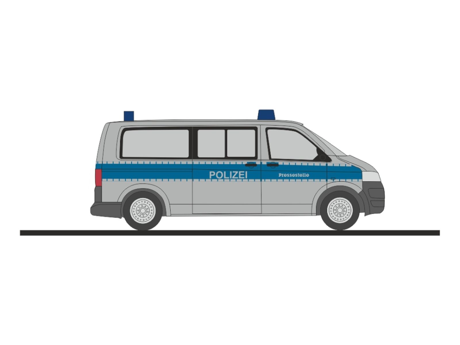 Rietze 53654 - Volkswagen T5 `10 Polizei Pressestelle