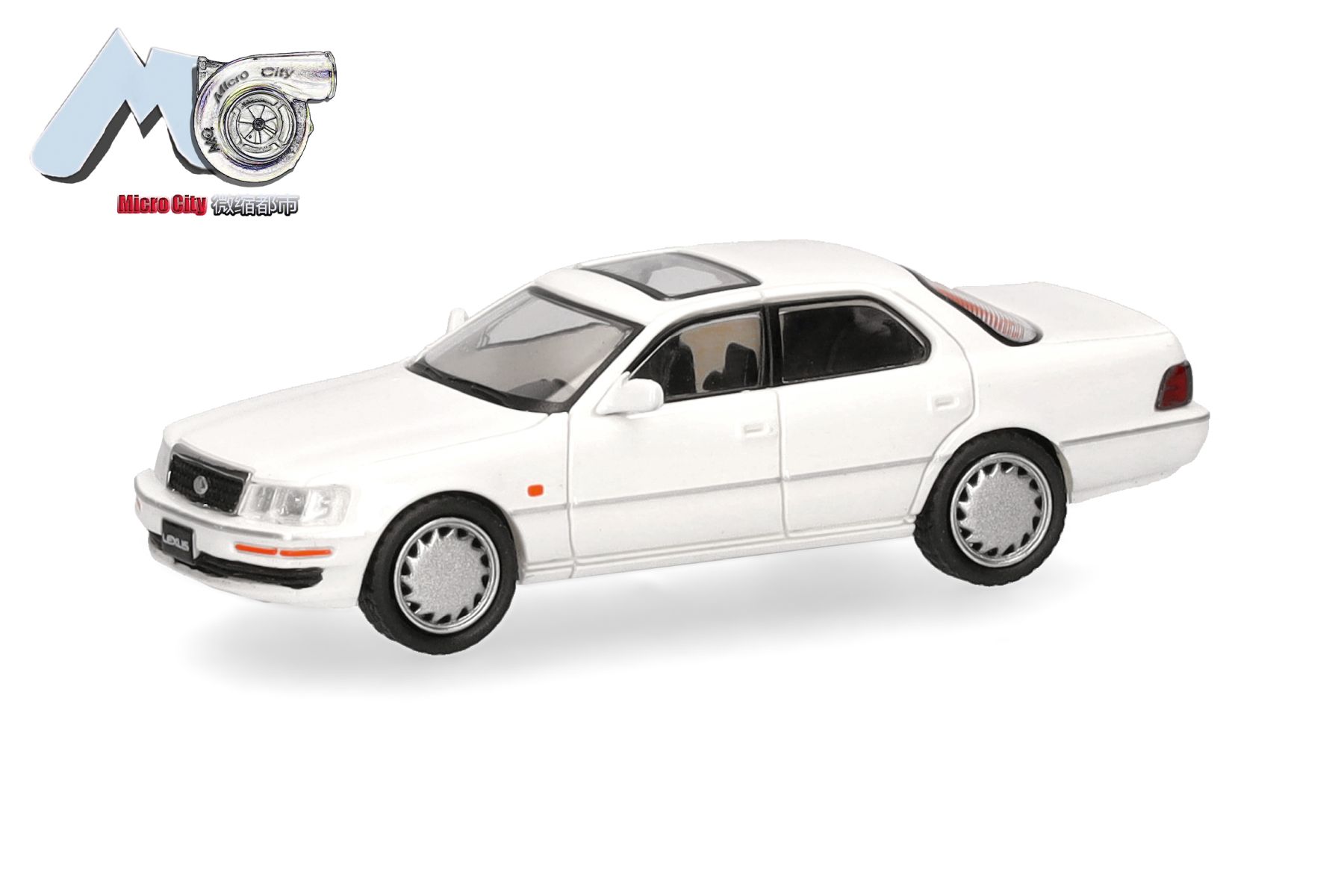 Herpa 87MC000145 - MicroCity: Lexus LS 400, weiß