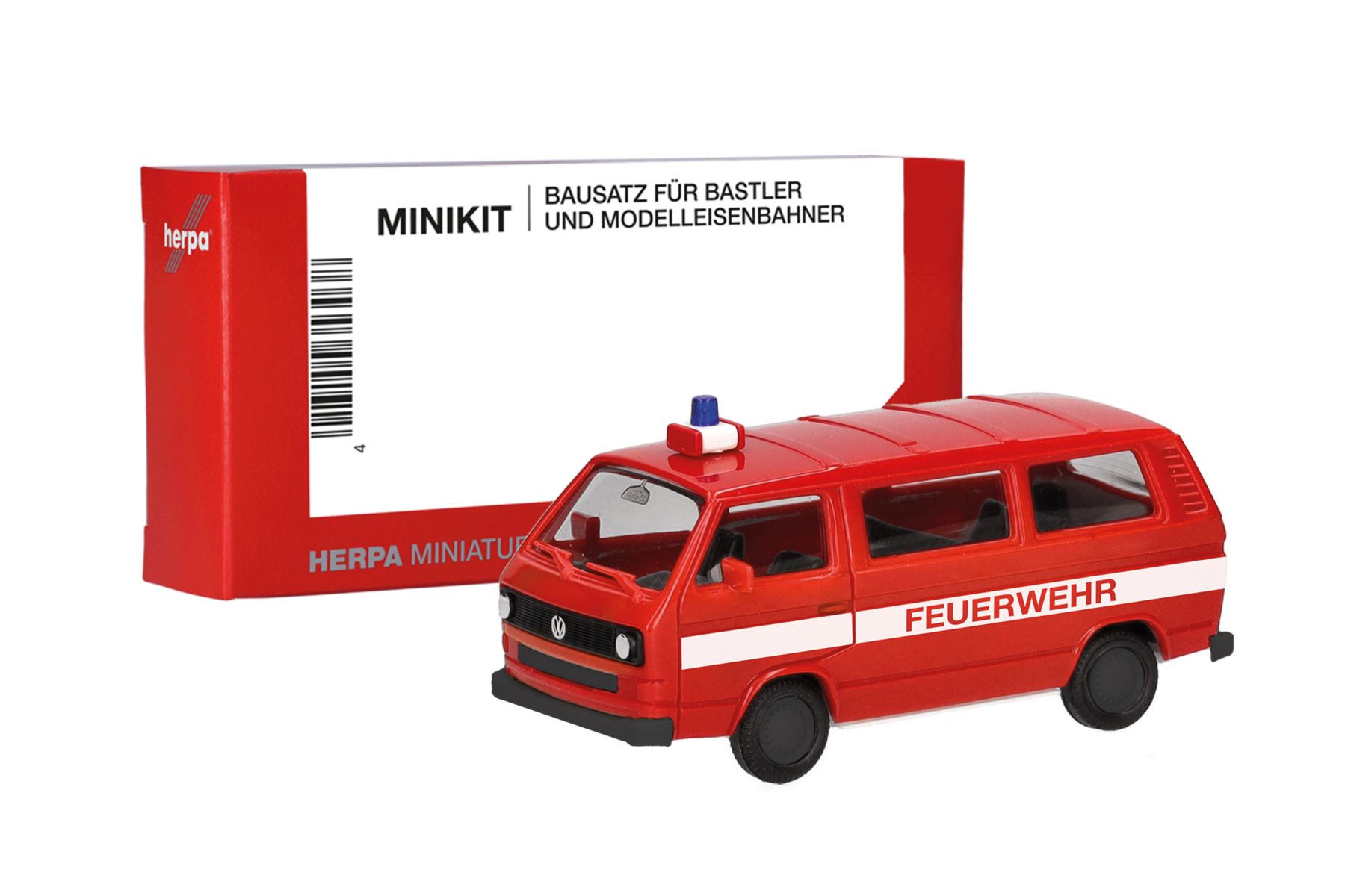 Herpa 012591-002 - MiniKit: Volkswagen (VW) T3 Bus "Feuerwehr"