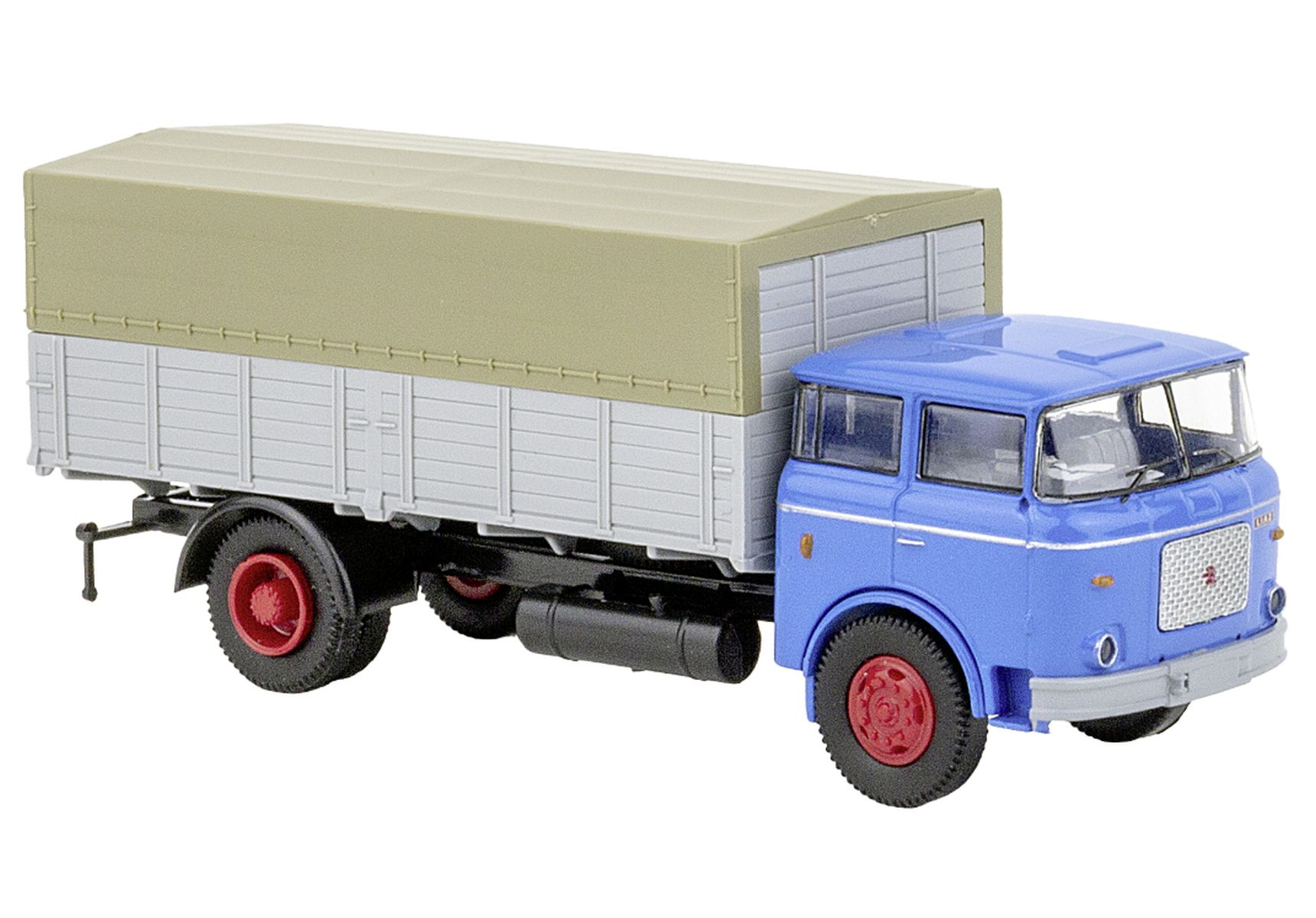 Brekina 71864 - LIAZ 706 Pritsche/Plane-LKW, blau