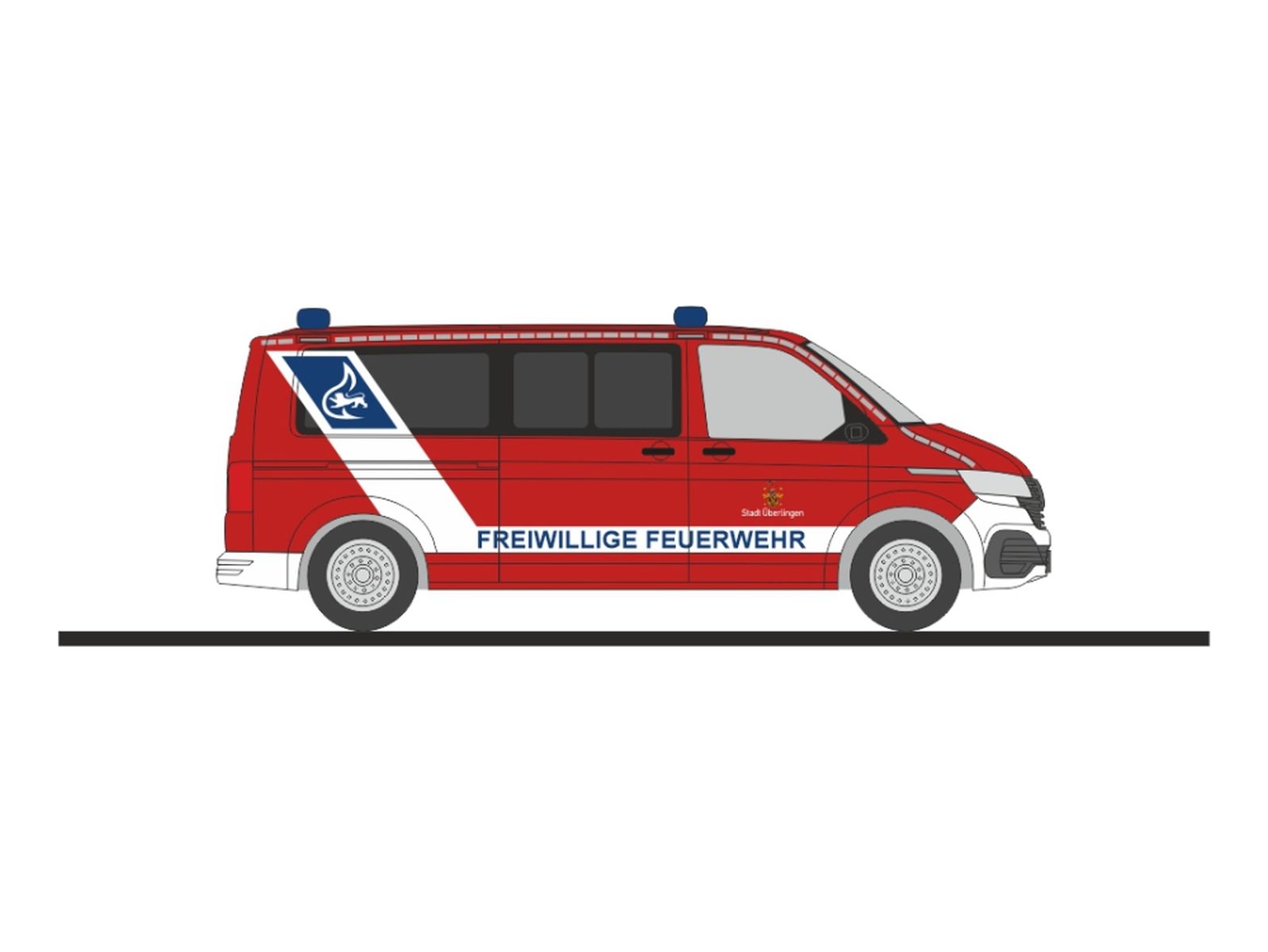 Rietze 53974 - Volkswagen T6.1 Feuerwehr Überlingen