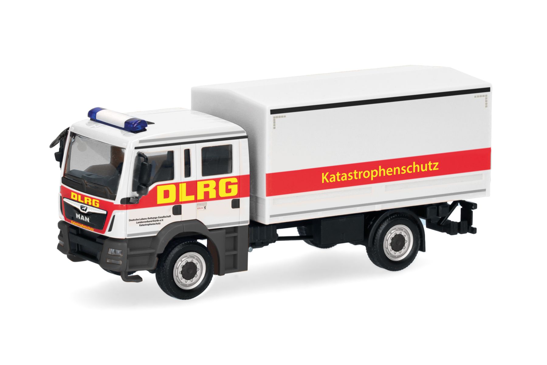 Herpa 098441 - MAN TGM MzKW (Mehrzweckkraftwagen) "DLRG/Katastrophenschutz"