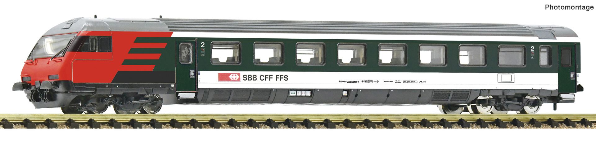 Fleischmann 6260059 - Steuerwagen 2. Klasse für EW-IV-Pendelzüge, SBB, Ep.V