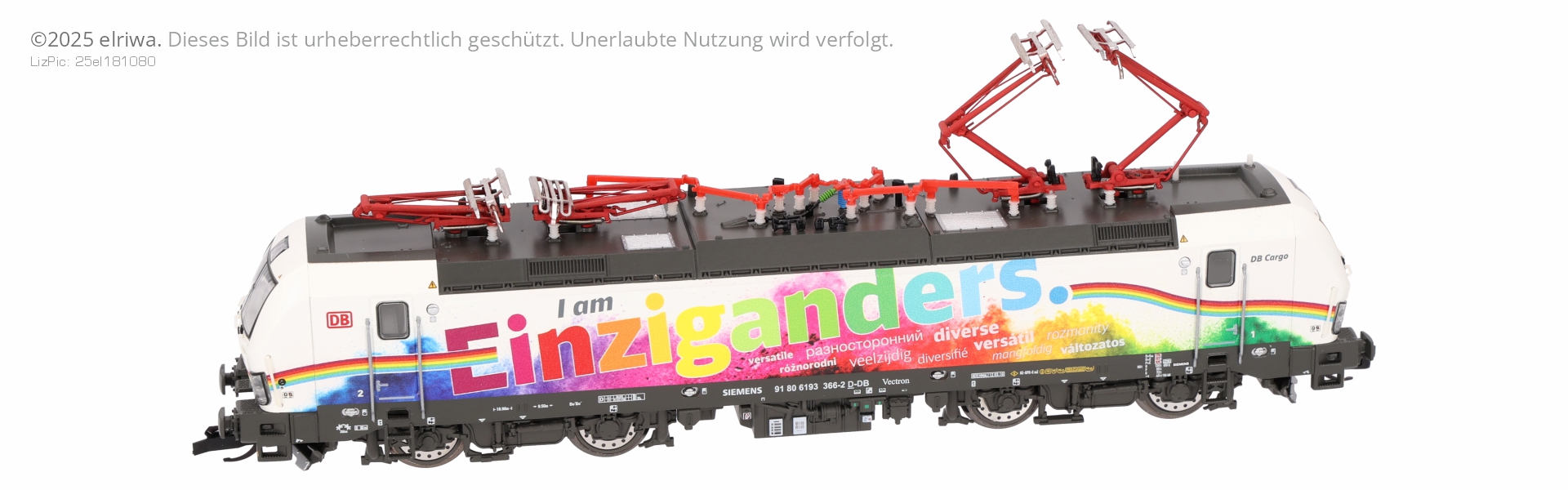 Tillig 04838 - E-Lok 193 366-2, DBAG, Ep.VI 'I am Einziganders' Tillig 04838 - E-Lok 193 366-2, DBAG, Ep.VI 'I am Einziganders'
