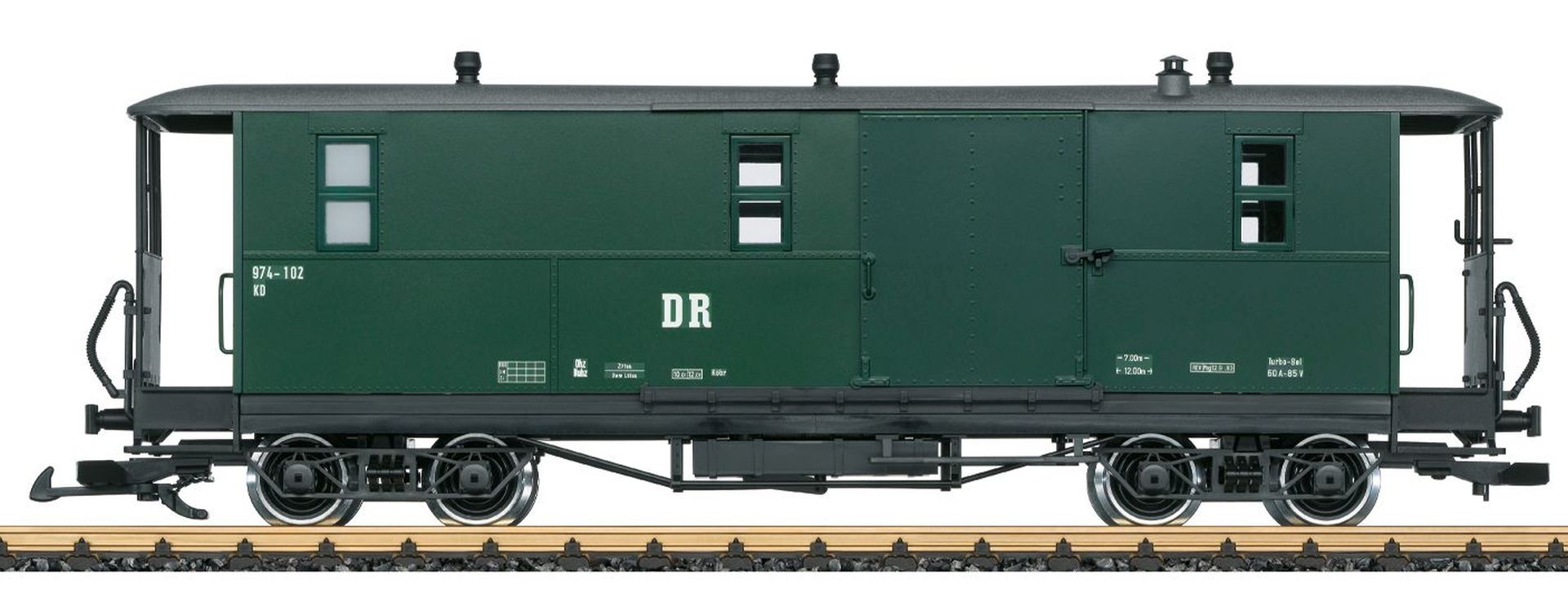 LGB 30326 - Gepäckwagen KD4, DR, Ep.IV