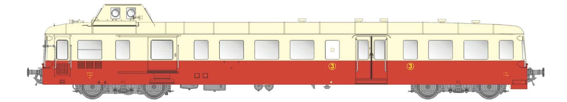 L.S. Models LS10115 - Triebwagen X3800 3893, SNCF, Ep.IIIb