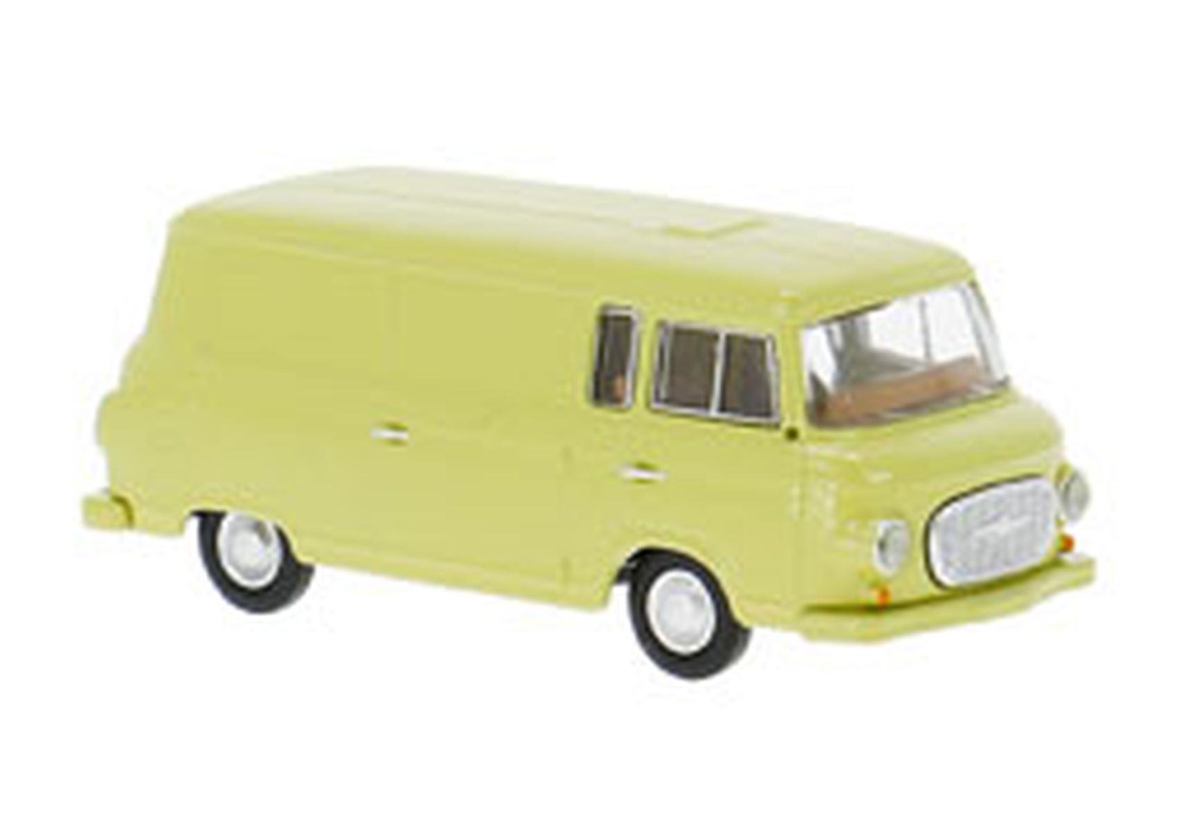 Brekina 30123 - Barkas B1000 Kasten in grünbeige