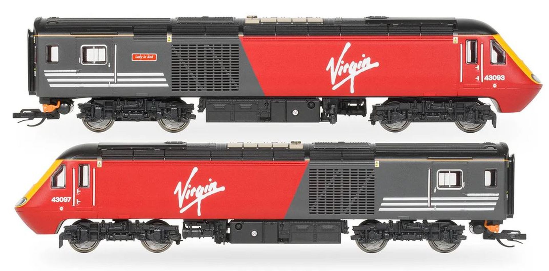 Hornby TT3048M - Triebzug Class 43 HST Train Pack 43097 + 43093, Virgin, Ep.V