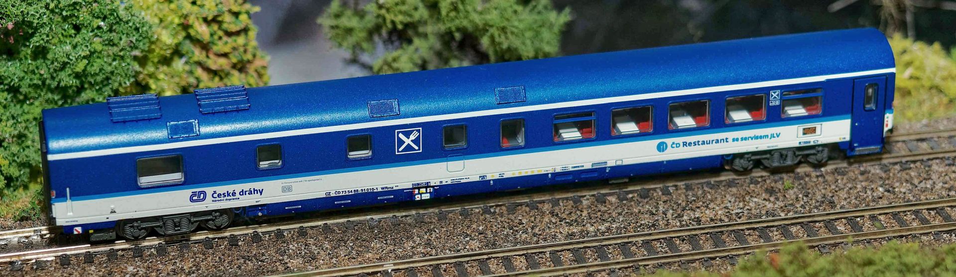 ASM 195470 - Speisewagen EC 177, WRmz 815, CD, Ep.VI