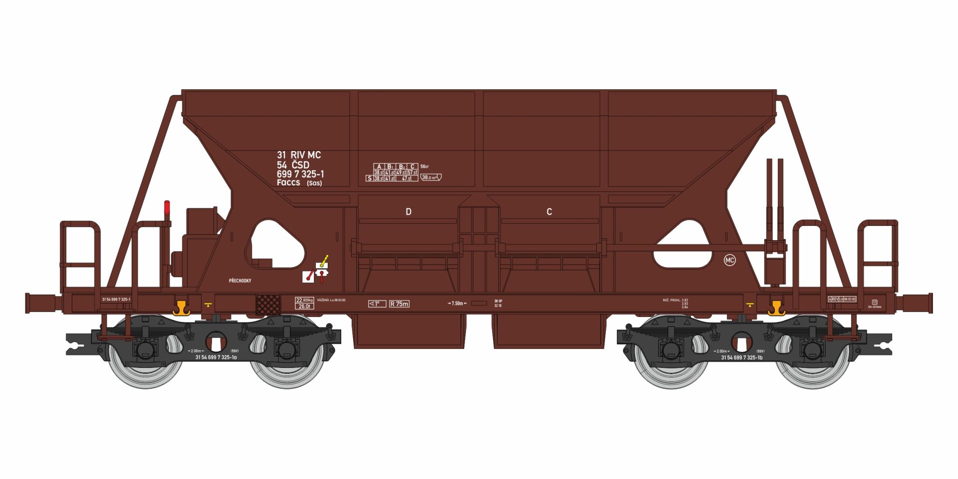 igra 96500000 - Selbstentladewagen Faccs, CSD, Ep.IV
