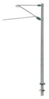 Sommerfeldt 120 - 5 Beton-Streckenmasten, Aluminium