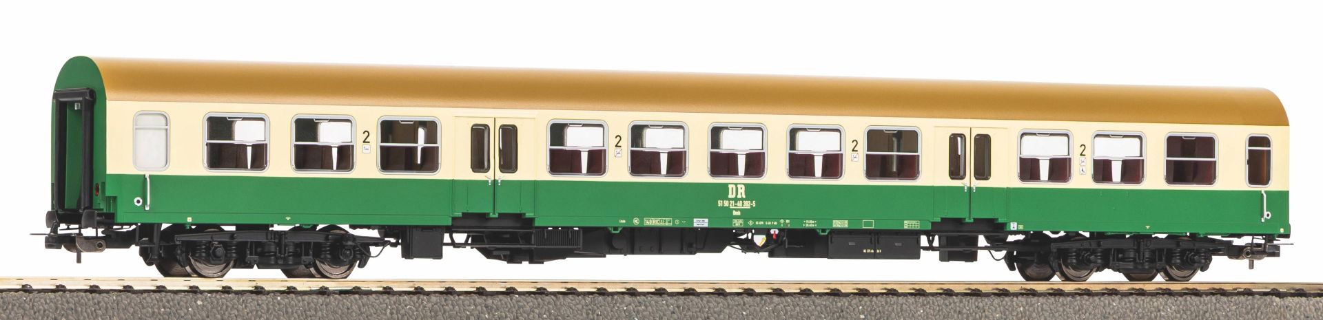 Piko 28004 - Personenwagen 'Halberstädter', 2. Klasse, DR, Ep.IV