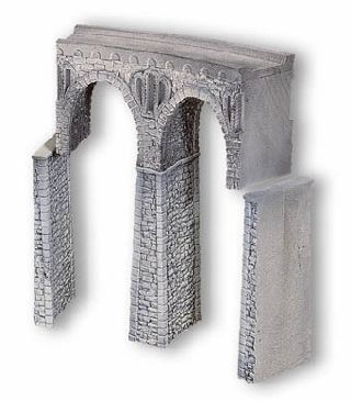 Noch 58664 - Bruchsteinviadukt, gebogen, R360mm 30'