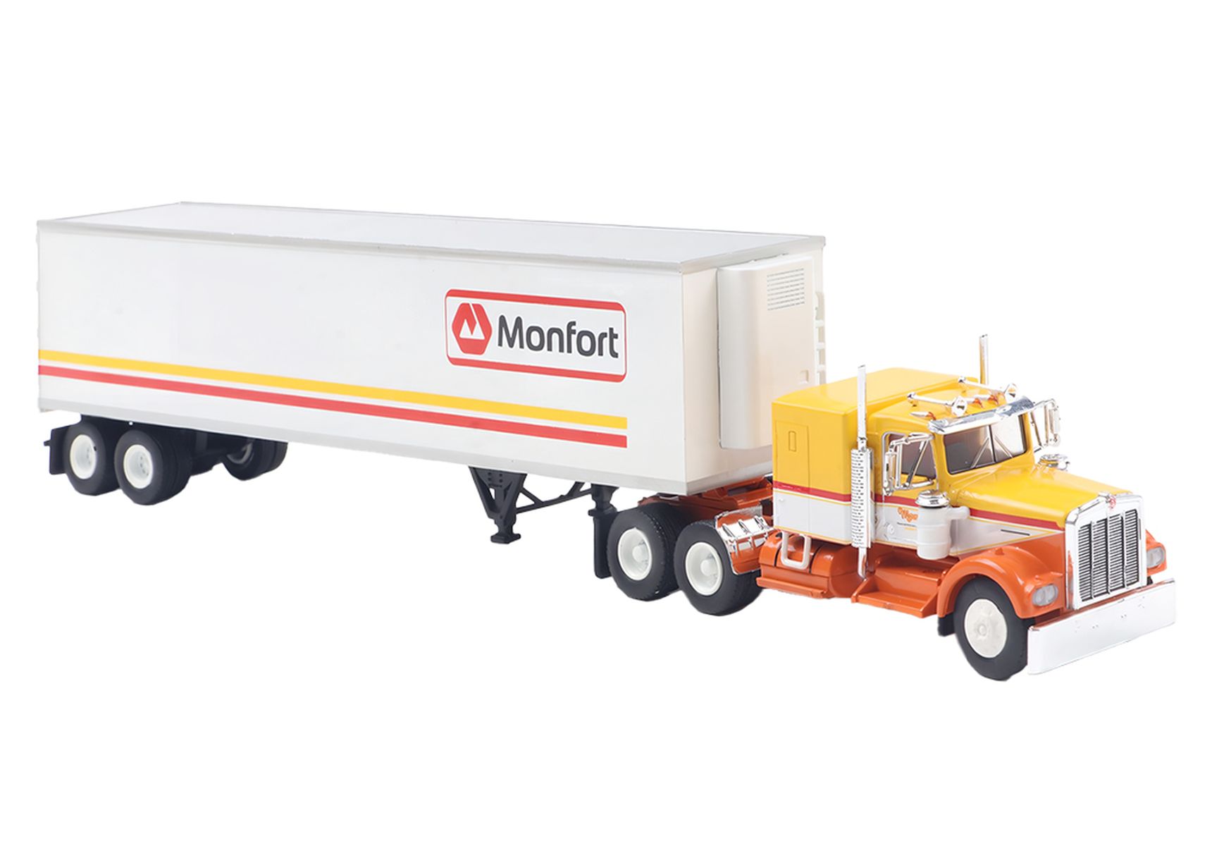 Brekina 86257 - Kenworth W 900 Koffer-SZ, 1977, Monfort