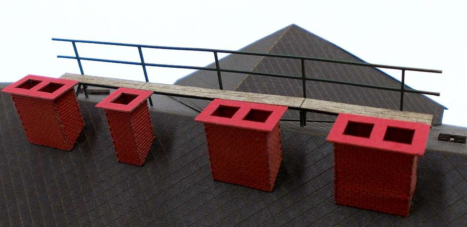 igra 120027 - Schornsteinsteg, 4 x 80 x 15 mm, Bausatz